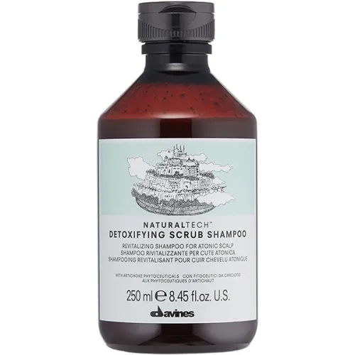 Детоксирующий шампунь-скраб Davines Detoxifying Scrub Shampoo, 100 мл.