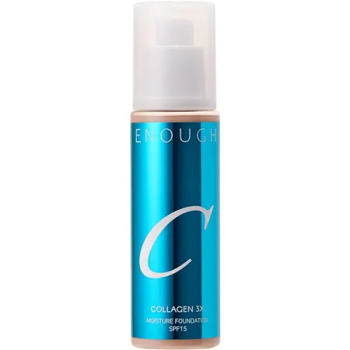 Тональный крем для лица Enough Collagen 3X Moisture Foundation SPF15 с тремя видами коллагена, 100 мл.