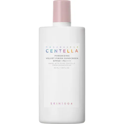 Солнцезащитный крем для лица SKIN1004 Madagascar Centella Poremizing Velvet Finish Sunscreen SPF50+ PA++++ с экстрактом