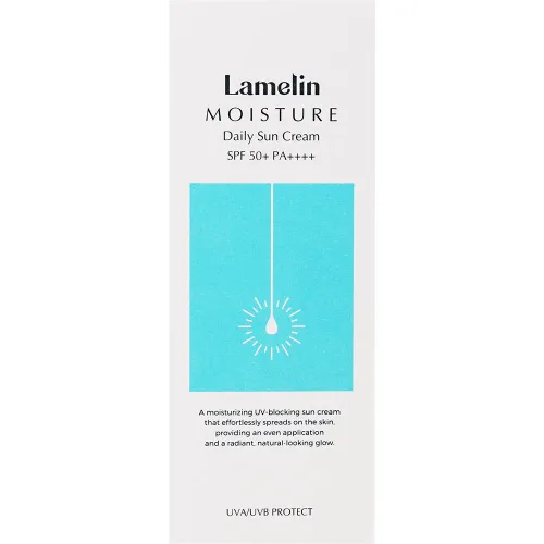 Увлажняющий солнцезащитный крем для лица Lamelin Moisture Daily Sun Cream SPF50+ PA++++, 50 мл. - вид 2