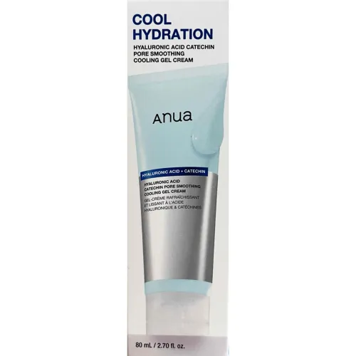Успокаивающий гель-крем для сужения пор Anua Hyaluronic Acid Catechin Pore Smoothing Cooling Gel Cream, 80 мл. - вид 2