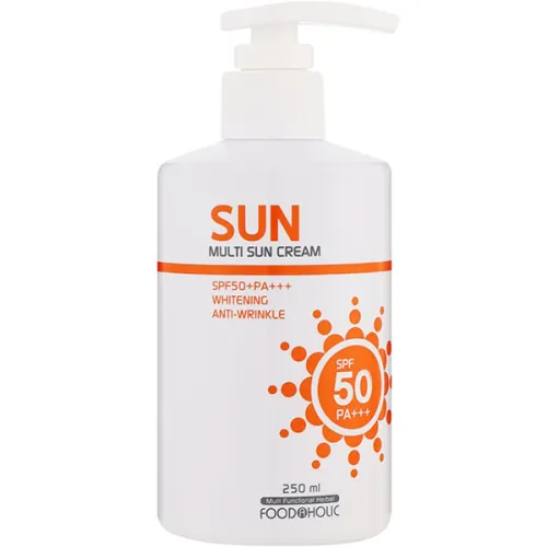 Сонцезахисний крем для обличчя та тіла Food A Holic Multi Sun Cream SPF50+++, 250 мл.