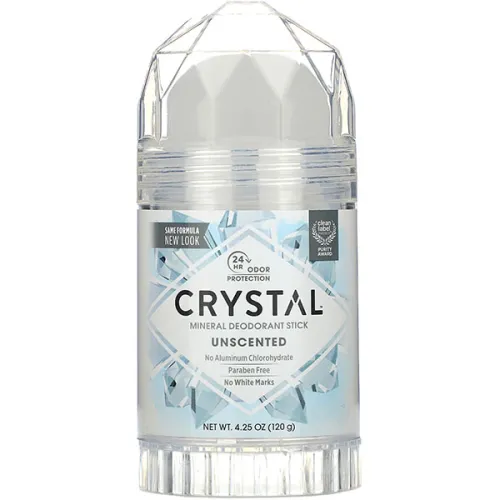 Мінеральний дезодорант-стік без запаху Crystal Body Deodorant Mineral Deodorant Stick Unscented, 120 г.