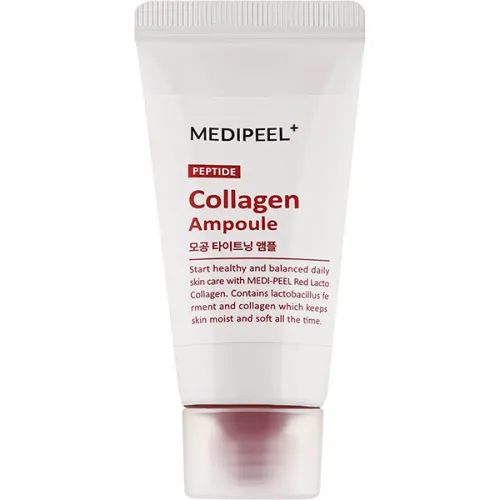 Подтягивающая ампульная сыворотка для лица Medi Peel Red Lacto Peptide Collagen Tightening Ampoule с коллагеном и