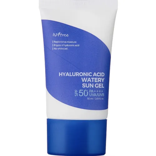 Сонцезахисний крем для обличчя IsNtree Hyaluronic Acid Natural Sun Cream SPF 50+ PA++++ з гіалуроновою кислотою, 50 мл.