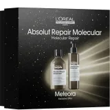Набір шампунь та змивна сироватка для пошкодженого волосся L’Oreal Professionnel Meteora Absolut Repair Molecular Kit