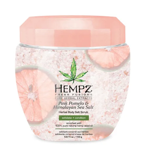 Солевой скраб для тела «помело и гималайская соль» Hempz Herbal Body Salt Scrub Pink Pomelo & Himalayan Sea Salt, 155 г.