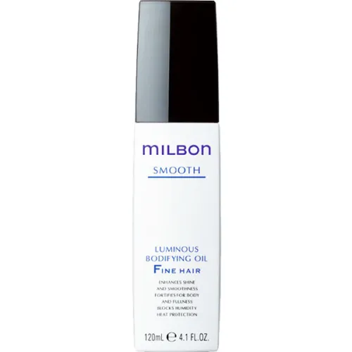 Роскошное масло для гладкости и блеска тонких волос Milbon Luminous Bodifying Oil Fine Hair, 120 мл.