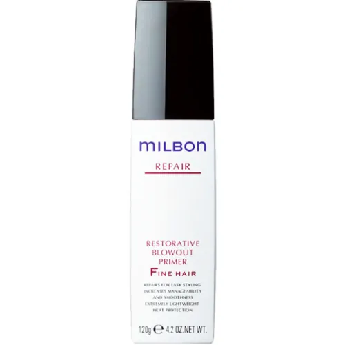Відновлюючий праймер для підготовки тонкого волосся до укладання Milbon Restorative Blowout Primer Fine Hair, 120 г.