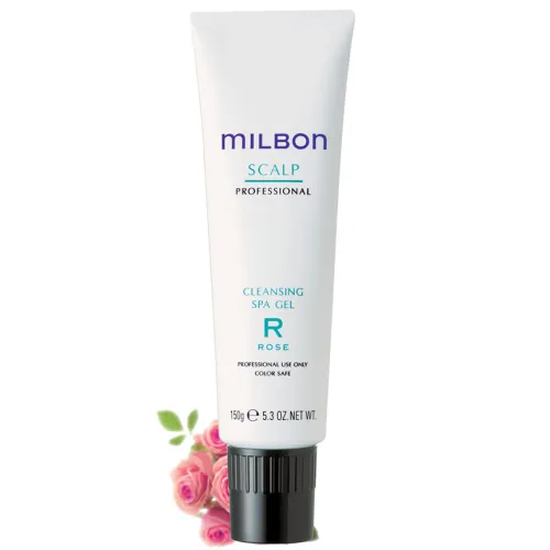 Очищаючий спа гель для жирного волосся «троянда» Milbon Cleansing Spa Gel R Rose, 150 г.