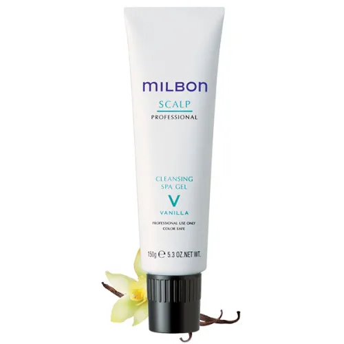 Очищаючий спа гель для жирного волосся «ваніль» Milbon Cleansing Spa Gel V Vanilla, 150 г.
