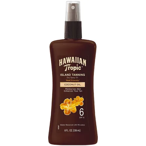 Масло-спрей для загара Hawaiian Tropic Dark Tanning Oil Spray Pump SPF6, 236 мл.
