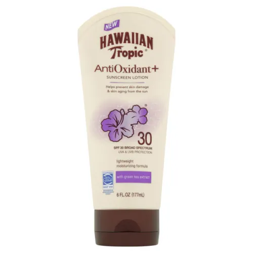 Солнцезащитный лосьон для лица и тела Hawaiian Tropic Antioxidant+ Sunscreen Lotion SPF30, 177 мл.