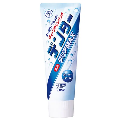 Освежающая зубная паста «охлаждающая мята» LION Dental Clear MAX Super Cool, 140 г.