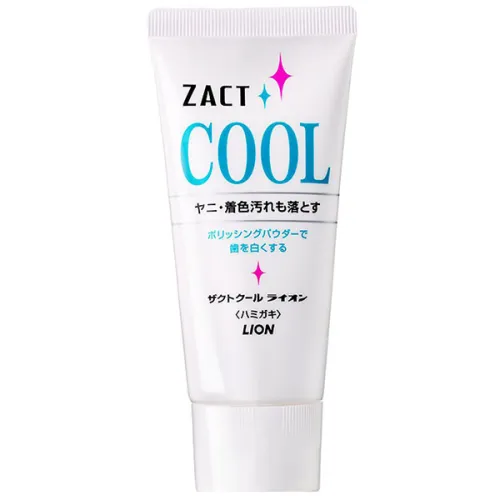 Зубная паста для курящих LION Zact Cool с освежающим и отбеливающим эффектом, 130 г.