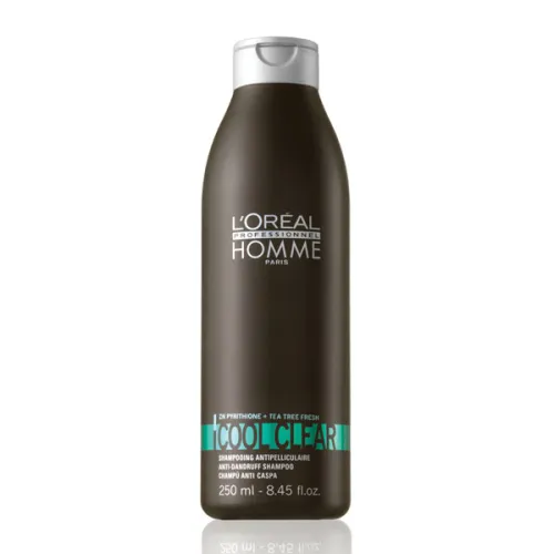 Шампунь от перхоти для мужчин L’Oreal Professionnel Homme Cool’n’Clear Shampoo, 250 мл.