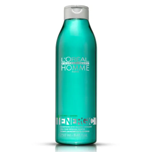 Тонізуючий шампунь для чоловіків L’Oreal Professionnel Homme Energic Shampoo, 250 мл.