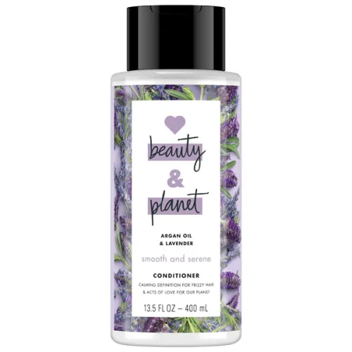 Кондиционер для гладкости волос «аргановое масло и лаванда» Love Beauty And Planet Smooth and Serene Conditioner Argan Oil &
