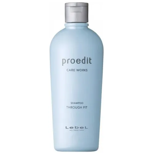 Живильний шампунь для жорсткого та неслухняного волосся Lebel Proedit Through Fit Shampoo, 300 мл.