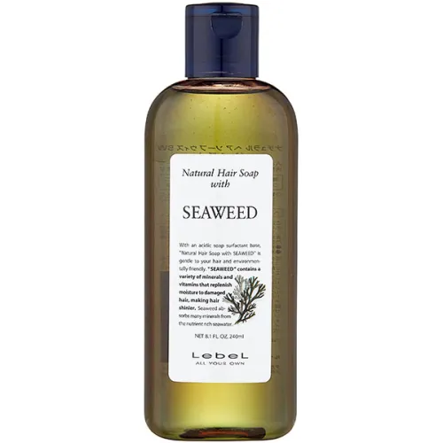 Шампунь для волосся «морські водорості» Lebel Natural Hair Soap with Seaweed, 240 мл.