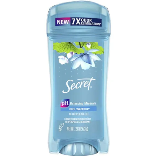 Гелевий дезодорант-антиперспірант «водяна лілія» Secret Cool WaterLily Clear Gel Antiperspirant, 73 г.