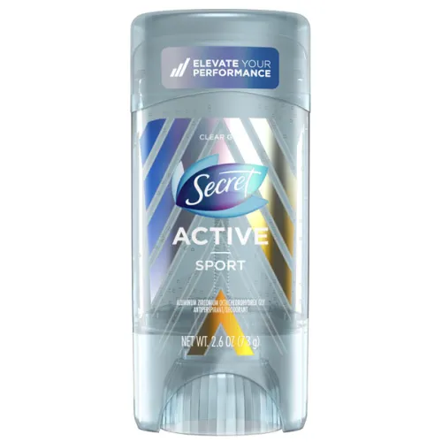 Гелевий дезодорант-антиперспірант «активний спорт» Secret Sport Scent Active Clear Gel Antiperspirant, 73 г.
