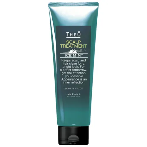 Крем-догляд для шкіри голови «холодна м’ята» Lebel TheO Scalp Treatment Ice Mint, 240 мл.