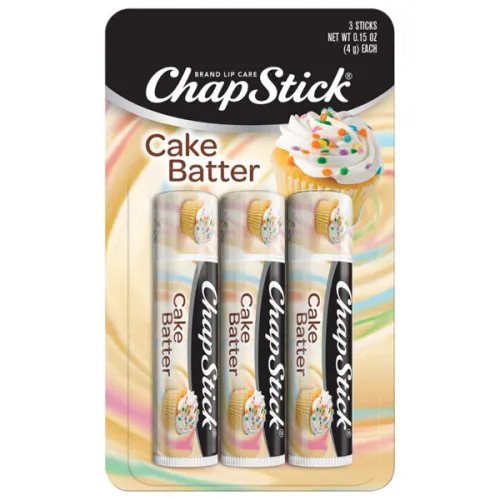 Набір бальзамів для губ ChapStick Skin Protectant Cake Batter Lip Balm
