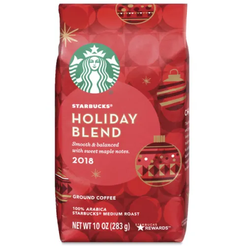 Молотый кофе средней обжарки Starbucks Holiday Blend 2018 Medium Roast Ground Coffee, 283 г.