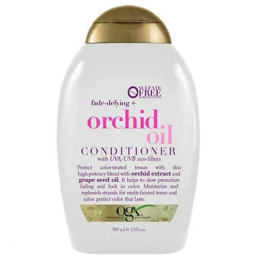 Кондиціонер для волосся OGX Orchid Oil Conditioner з екстрактом орхідеї та олією з виноградних кісточок, 385 мл.
