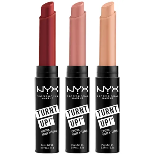 Набор кремовых помад для губ NYX Turnt Up! Lipstick Set 3