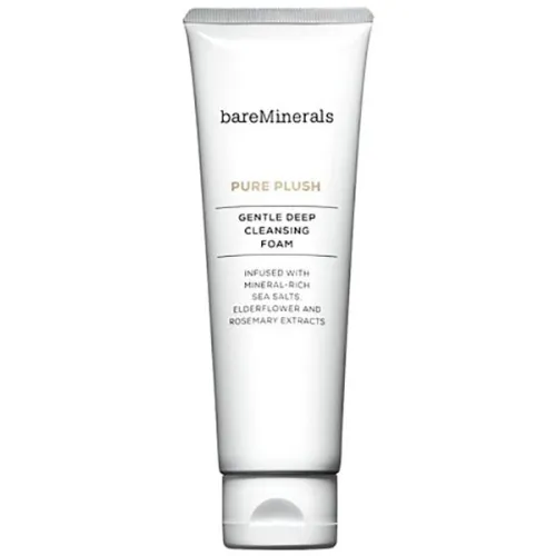 Глубоко очищающая пенка для умывания лица bareMinerals Pure Plush Gentle Deep Cleansing Foam, 120 г.