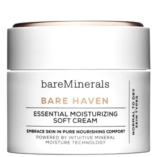 Увлажняющий крем для нормальной и сухой кожи bareMinerals bare Haven Essential Moisturizing Soft Cream, 50 г.