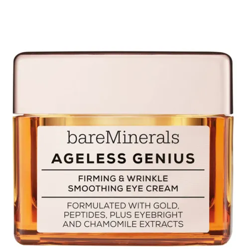 Зміцнюючий крем для очей для розгладження зморшок bareMinerals Ageless Genius Firming & Wrinkle Smoothing Eye Cream, 15 г.