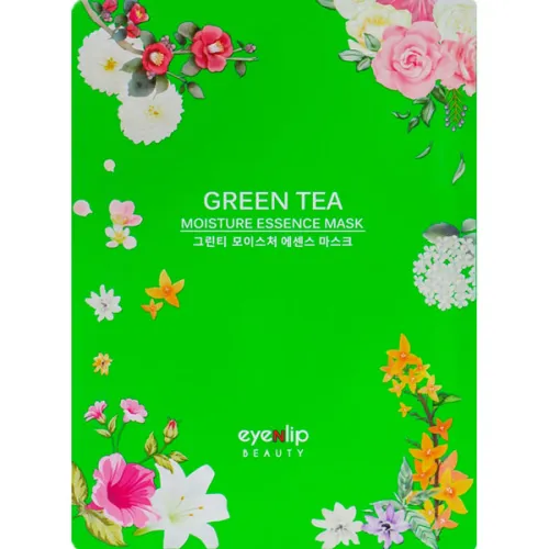 Зволожуюча маска для обличчя «зелений чай» Eyenlip Moisture Essence Mask Green Tea, 25 мл.