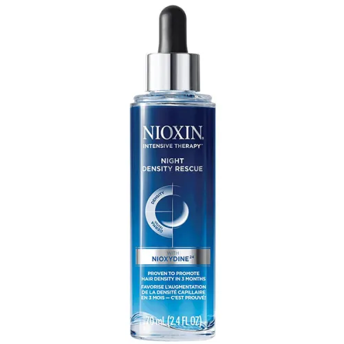 Ночная сыворотка для увеличения густоты волос NIOXIN Intensive Therapy Night Density Rescue, 70 мл.