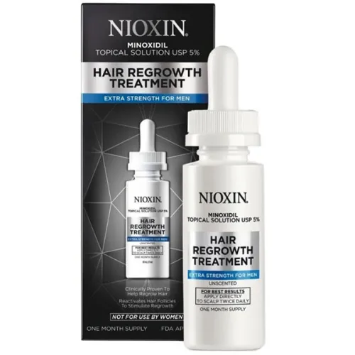 Средство от выпадения волос для мужчин NIOXIN Minoxidil 5% Hair Regrowth Treatment Extra Strength for Men, 60 мл.