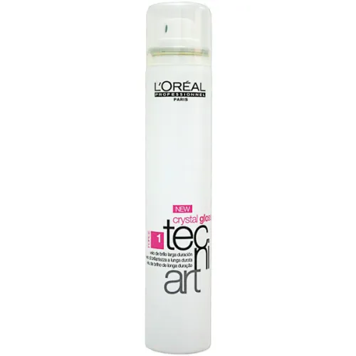 Стойкий блеск-спрей L’Oreal Professionnel Tecni Art Crystal Gloss, 100 мл.