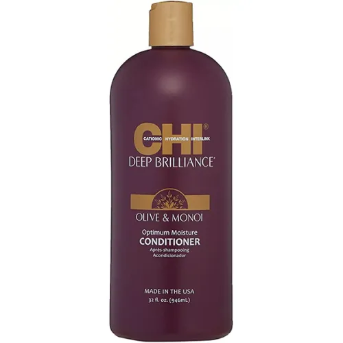 Кондиціонер для пошкодженого волосся CHI Deep Brilliance Optimum Moisture Conditioner, 946 мл.