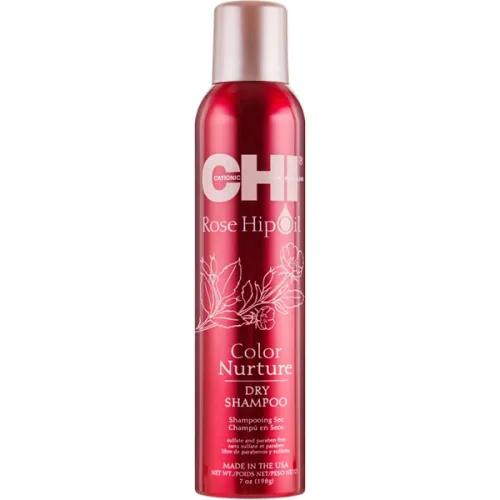 Сухий шампунь для волосся CHI Rose Hip Oil Dry Shampoo, 198 г.