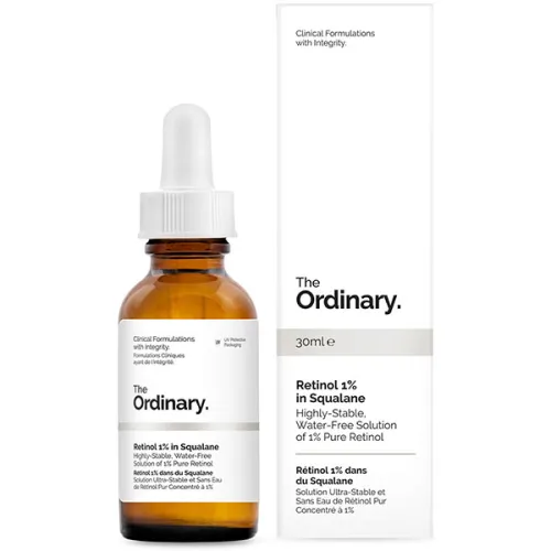 Сыворотка для кожи лица The Ordinary Retinol 1% in Squalane с ретинолом 1% в сквалане, 30 мл.