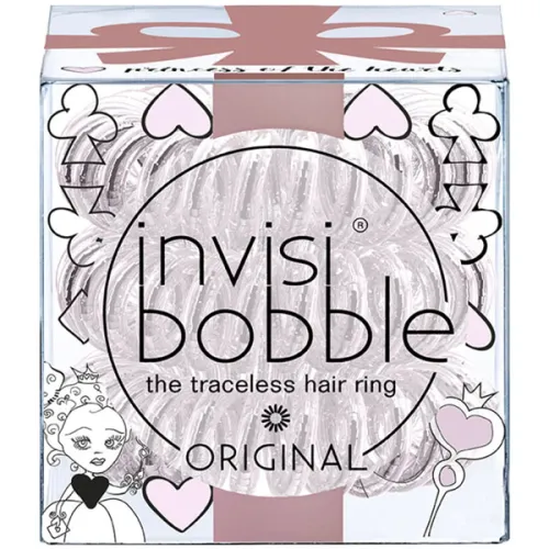 Резинка-браслет для волос «искристая розовая» Invisibobble Original I Live In Wonderland Princess of the Hearts