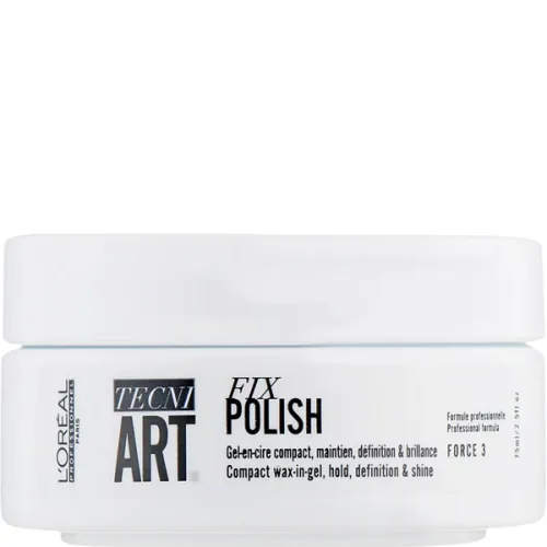 Гель-віск для створення текстури на короткому волоссі L’Oreal Professionnel Tecni.Art Fix Polish Gel-Wax, 75 мл.
