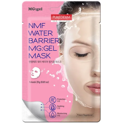 Гідрогелева маска для обличчя Purederm NMF Water Barrier MG:Gel Mask з натуральним зволожуючим фактором, 23 г.
