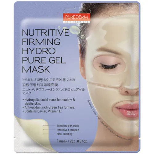 Гідрогелева маска для зміцнення шкіри обличчя Purederm Nutritive Firming Hydro Pure Gel Mask, 25 г.
