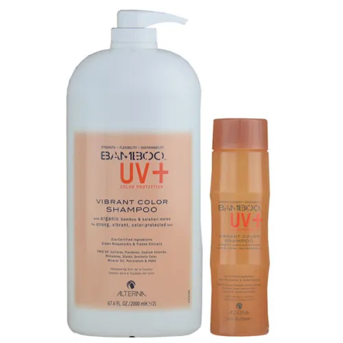 Сонцезахисний шампунь Alterna Bamboo UV+ Color Protection Vibrant Color Shampoo з бамбуковим екстрактом, 250 мл.