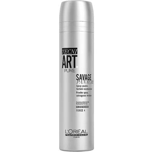 Сухий спрей у пудровій текстурі для створення об’єму L’Oreal Professionnel Pure Tecni.Art Savage Panache Dry Touch Powder