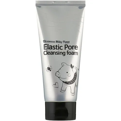Пенка для умывания и очистки пор Elizavecca Milky Piggy Elastic Pore Cleansing Foam, 120 мл.
