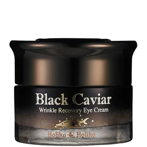 Антивіковий крем для повік Holika Holika Black Caviar Anti-Wrinkle Eye Cream з екстрактом чорної ікри, 30 мл.