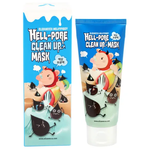 Маска-пленка для лица для глубокого очищения пор Elizavecca Hell-Pore Clean Up Mask, 100 мл.